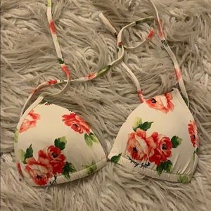 Gilly Hicks- floral Bikini Top